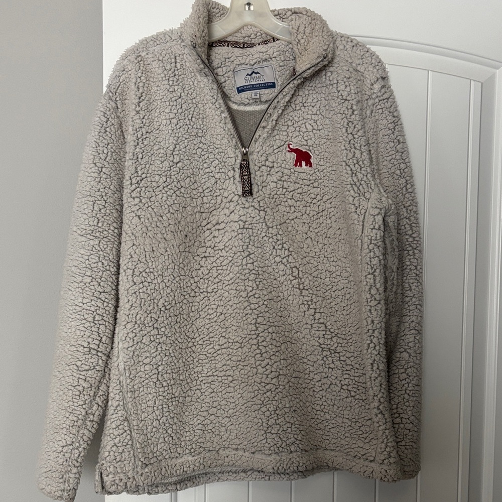 Women's Grey Alabama fleece pullover